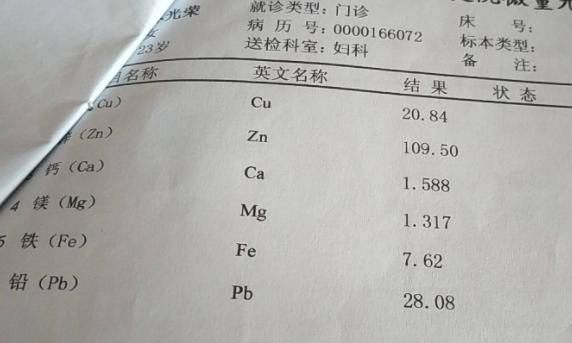 宝宝进行微量元素检查结果多久能出来？