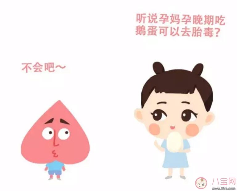 孕妇孕晚期吃鹅蛋排胎毒是真的吗 吃什么去胎毒